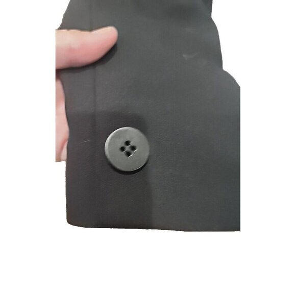 Lafayette 148 New York Black Wool 2 Button Career Blazer Women's 8 - Picture 5 of 10